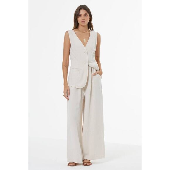 Young Fabulous & Broke Loa Vest in Seasalt S - Picture 4 of 4